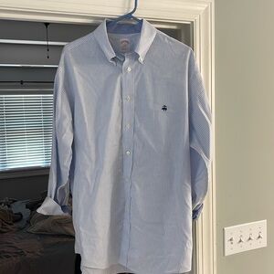 Brooks Brothers Original Polo Oxford Blue Striped